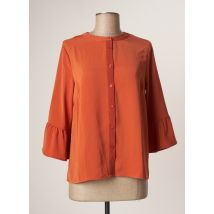GRACE & MILA - Chemisier orange en polyester - Femme - Taille 36 - Modz