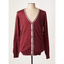 LTB - Gilet manches longues rouge en coton - Homme - Taille L - Modz