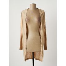 LTB - Gilet manches longues beige en acrylique - Femme - Taille 38 - Modz