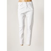 LTB - Pantalon 7/8 blanc en coton - Femme - Taille TU - Modz