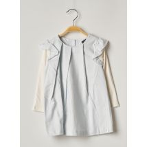 FLORIANE - Robe mi-longue bleu en coton - Fille - Taille TU - Modz