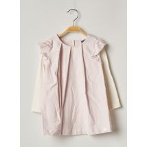 FLORIANE - Robe mi-longue rose en coton - Fille - Taille TU - Modz