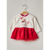 CHICCO - Robe mi-longue rouge en coton - Fille - Taille TU - Modz
