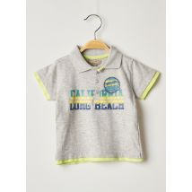 PIK OUIC - Polo gris en coton - Garçon - Taille TU - Modz