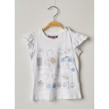 GROSEILLE - T-shirt blanc en coton - Fille - Taille TU - Modz