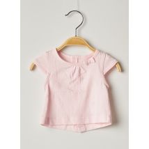 NATALYS - T-shirt rose en coton pour fille - Taille 1 M - Modz