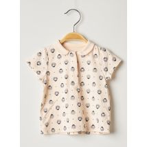 NATALYS - T-shirt rose en coton - Fille - Taille TU - Modz