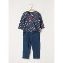 SUCRE D'ORGE - Ensemble pantalon bleu en coton - Garçon - Taille TU - Modz