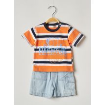 BABY BOL - Ensemble short orange en coton - Garçon - Taille TU - Modz