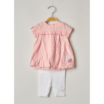 SUCRE D'ORGE - Ensemble pantalon rose en coton - Fille - Taille TU - Modz