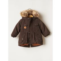 VERTBAUDET - Manteau long marron en polyester pour garçon - Taille 3 M - Modz