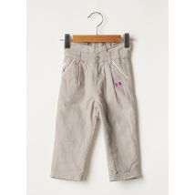 LA COMPAGNIE DES PETITS - Pantalon droit gris en coton - Fille - Taille TU - Modz