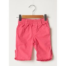 IKKS - Pantalon droit rose en coton - Fille - Taille TU - Modz