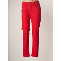 OLIVER JUNG - Pantalon droit rouge en coton - Femme - Taille 42 - Modz