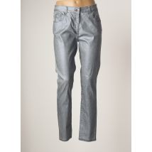 LAUREN VIDAL - Jeans coupe slim bleu en coton - Femme - Taille 34 - Modz