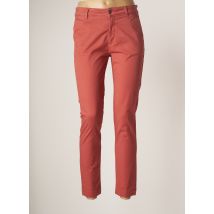 LAUREN VIDAL - Pantalon slim orange en coton pour femme - Taille 38 - Modz