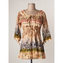FRED SABATIER - Chemisier beige en coton - Femme - Taille 40 - Modz