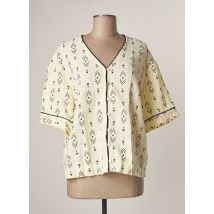 FOR EVER - Chemisier beige en coton - Femme - Taille 32 - Modz