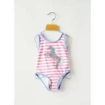 JOULES - Maillot de bain 1 pièce rose en polyamide - Fille - Taille TU - Modz