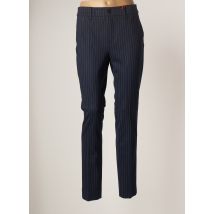 ASCARI - Pantalon chino bleu en polyester - Femme - Taille 38 - Modz