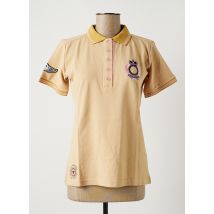 RACING COLLECTION - Polo beige en coton - Femme - Taille 34 - Modz