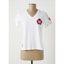 RACING COLLECTION - T-shirt blanc en coton - Femme - Taille 38 - Modz