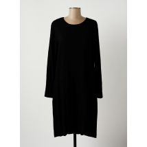 ANNA SERAVALLI - Robe mi-longue noir en viscose - Femme - Taille 44 - Modz