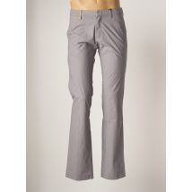 TRUSSARDI JEANS - Pantalon chino gris en coton - Homme - Taille 42 - Modz