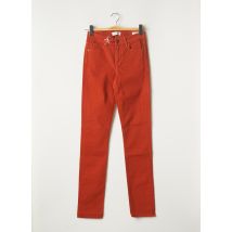 LEE COOPER - Pantalon slim orange en coton - Femme - Taille TU - Modz