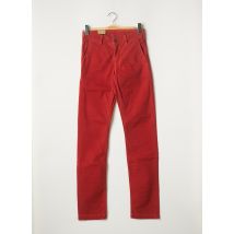 LEE COOPER - Pantalon chino rouge en coton - Femme - Taille TU - Modz