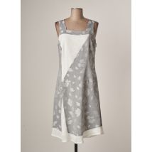 MERI & ESCA - Robe mi-longue gris en viscose - Femme - Taille 40 - Modz