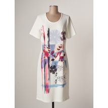 GUY DUBOUIS - Robe mi-longue blanc en polyester - Femme - Taille 40 - Modz