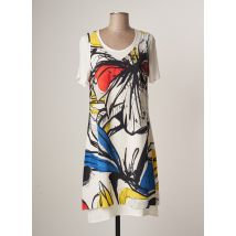 MERI & ESCA - Robe mi-longue blanc en polyester - Femme - Taille 40 - Modz