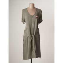 MERI & ESCA - Robe mi-longue vert en viscose - Femme - Taille 40 - Modz