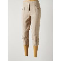 IMPULSION - Pantacourt beige en polyester - Femme - Taille 40 - Modz