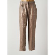 MERI & ESCA - Pantalon droit marron en lin pour femme - Taille 40 - Modz