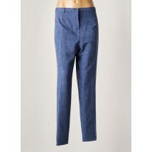 GUY DUBOUIS - Pantalon droit bleu en polyester - Femme - Taille 50 - Modz