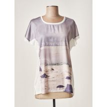 MERI & ESCA - T-shirt gris en polyester - Femme - Taille 40 - Modz