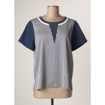 FRANCE MODE - T-shirt bleu en polyester - Femme - Taille 40 - Modz