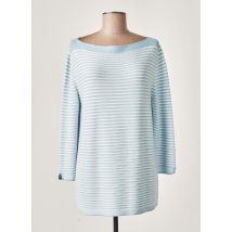 MERI & ESCA - Pull tunique bleu en coton pour femme - Taille 40 - Modz