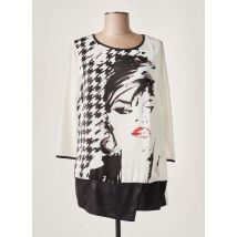 MERI & ESCA - Tunique manches longues blanc en polyester - Femme - Taille 40 - Modz