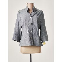 FRANCE RIVOIRE - Veste casual bleu en coton - Femme - Taille 40 - Modz