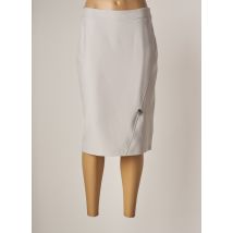 FRANCE RIVOIRE - Jupe mi-longue gris en polyester - Femme - Taille 40 - Modz