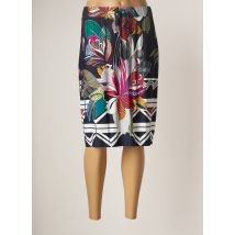 GUY DUBOUIS - Jupe mi-longue bleu en viscose - Femme - Taille 40 - Modz