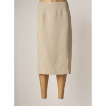 GUY DUBOUIS - Jupe mi-longue beige en polyester - Femme - Taille 40 - Modz