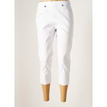 TELMAIL - Pantacourt blanc en viscose - Femme - Taille 38 - Modz