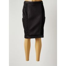 LUNA - Jupe mi-longue noir en polyester - Femme - Taille 36 - Modz