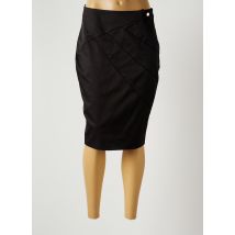 LUNA - Jupe mi-longue noir en polyester - Femme - Taille 36 - Modz