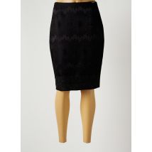 LUNA - Jupe mi-longue noir en polyester - Femme - Taille 36 - Modz