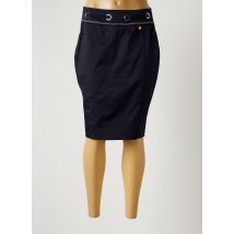 LUNA - Jupe mi-longue bleu en polyester - Femme - Taille 38 - Modz